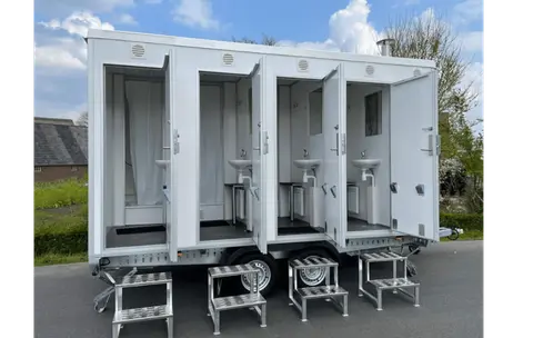 Mobiele douchewagen voor verkoop Europe Wagon voorkant