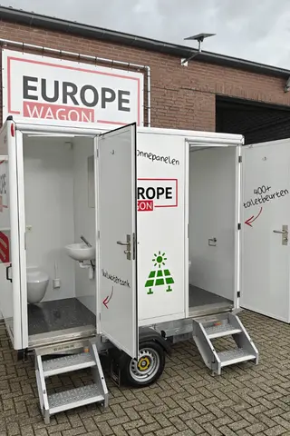Europe Wagon GL vacuum zelf voorziend voorkant deuren open met bestikkering voor verkoop