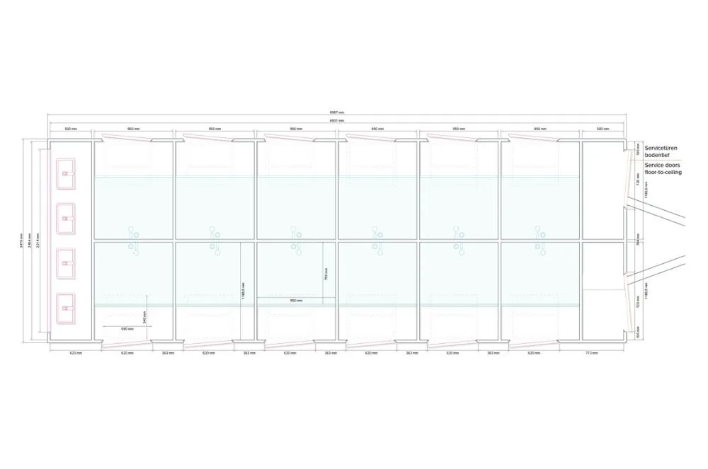 Plattegrond GL7000 12DU 4WB