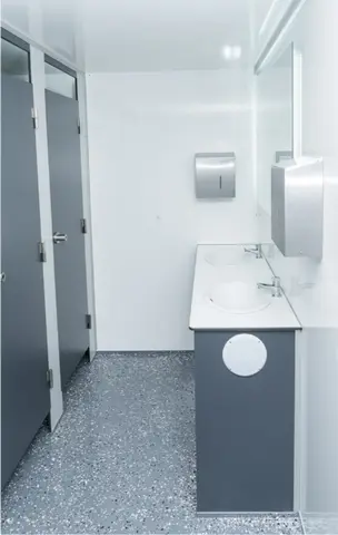 GL A grote witte toiletwagen voor verkoop Europe Wagon wasbakken