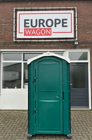 MTM Donker groen Draagbaar toilet voor een pand