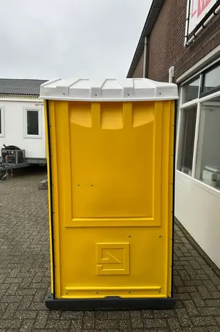 MTM Geel kunststof toiletunit met open toiletbril