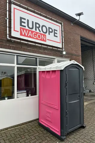 Binnenkant van het MTM Grijs Roze mobiel toilet