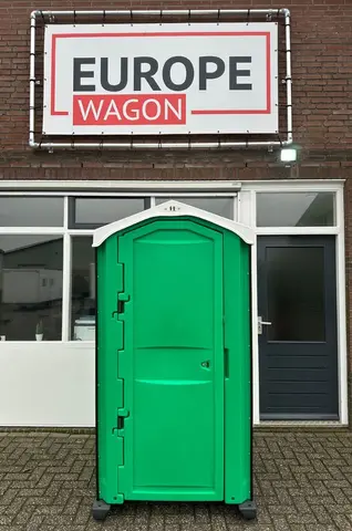 MTM Licht groen buitenunit van draagbaar toilet