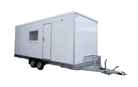 Mobiele Woonuit compleet voor verkoop Europe Wagon voorkant transparant