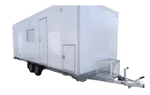 Mobiele Woonuit A voor verkoop Europe Wagon voorkant transparant