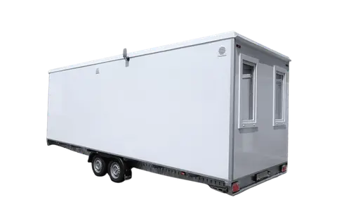 Mobiele Woonuit A voor verkoop Europe Wagon achterkant transparant
