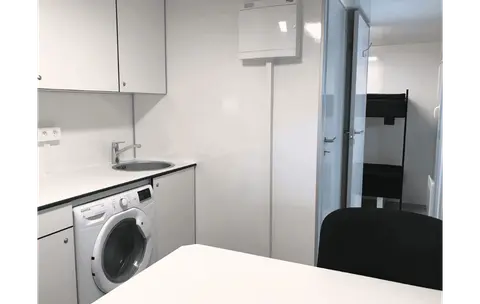 Mobiele Woonuit A voor verkoop Europe Wagon wasmachine