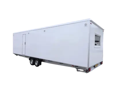 Woonuit Flex voor verkoop Europe Wagon achteraanzicht transparant