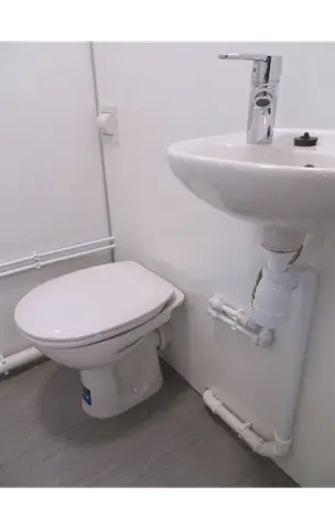 Woonuit Flex voor verkoop Europe Wagon toilet met wasbak badkamer