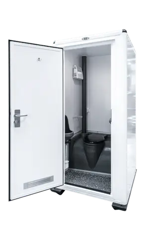 Europe Wagon foto Polar Free Toilet cabine transparant deur open