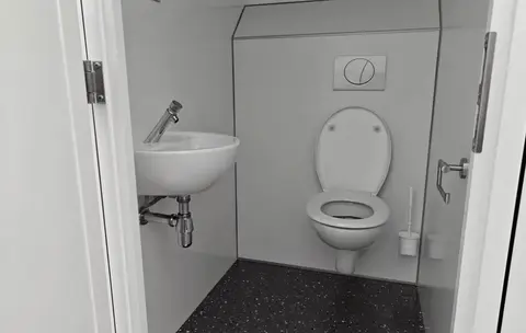 Schaftwagen met spoeltoilet voor verkoop Europe Wagon toilet